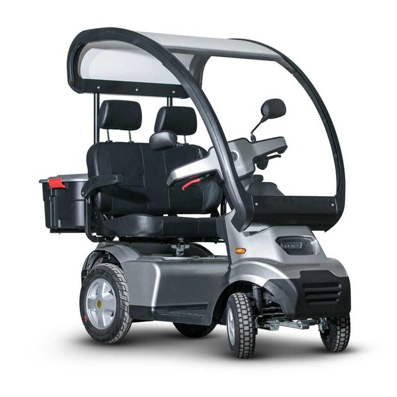 Afiscooter S4 - The Touring Canopy Ultimate 4 Wheel Outdoor, Heavy-Duty Mobility Scooter