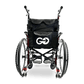 ComfyGo X-1 Manual Lightweight Wheelchair (17.5″ Wide Seat)